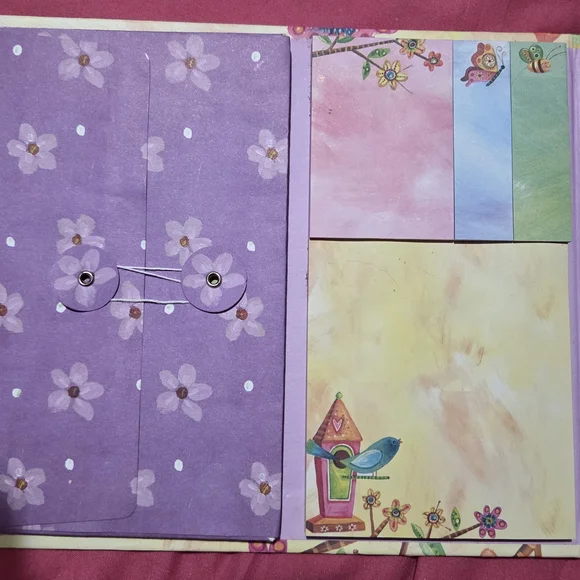 Joyful Song Note Portfolio Weekly Organizer Stationary book - Picture 3 of 4